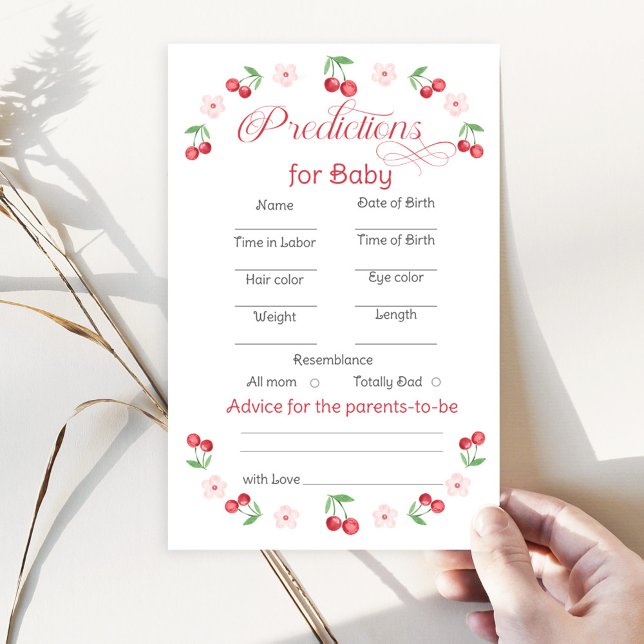 Prédictions Cherry pour bébé et conseils pour pare (Créateur téléchargé)