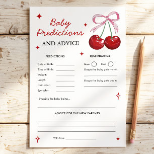 Prédictions de bébé Cerise sur le gâteau Jeu de Ba