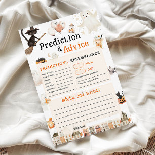 Prédictions du Baby shower d'Halloween et conseils