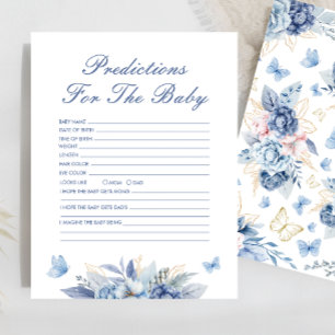 Prédictions Du Petit Papillon Pour Le Jeu Du Bébé