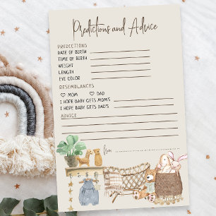 Prédictions et conseils Baby shower de soins infir