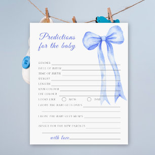 Prédictions et conseils bébé pour une baby shower