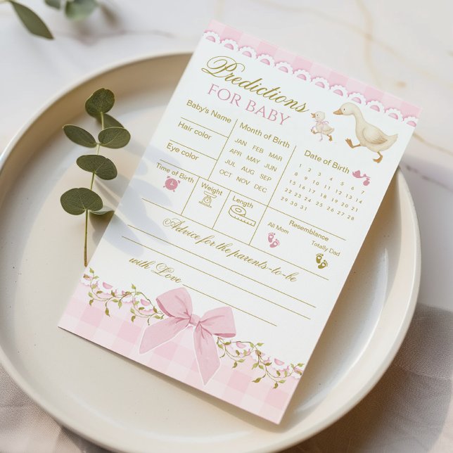 Prédictions et Conseils Bête à Plumes Gingham Rose (Créateur téléchargé)