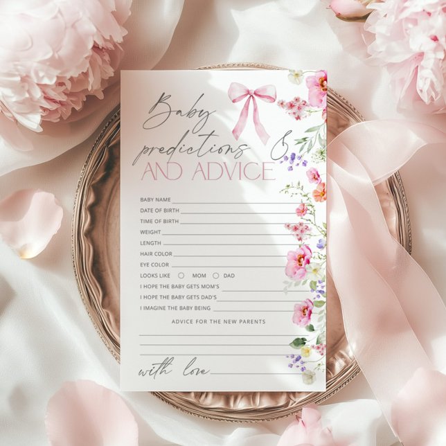 Prédictions et conseils Carte Fleur sauvage Pink B (Créateur téléchargé)