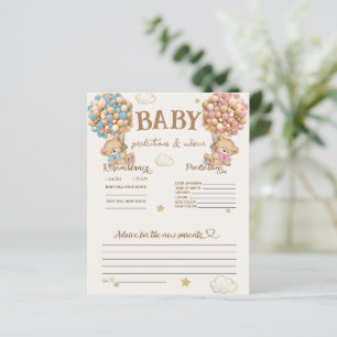 prédictions et conseils de bébé jeu ours ballons