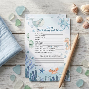 Prédictions et conseils de bébé sous la mer chauss