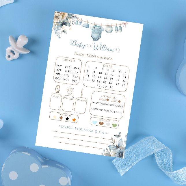 Prédictions et Conseils pour Bébé aux Fleurs Bleue (Créateur téléchargé)