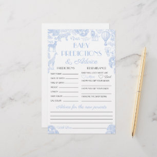 Prédictions et conseils pour bébé Baby shower de g