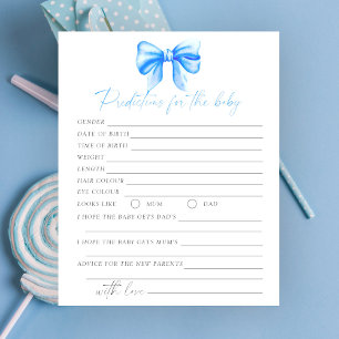 Prédictions et conseils pour bébé de shower bébé r
