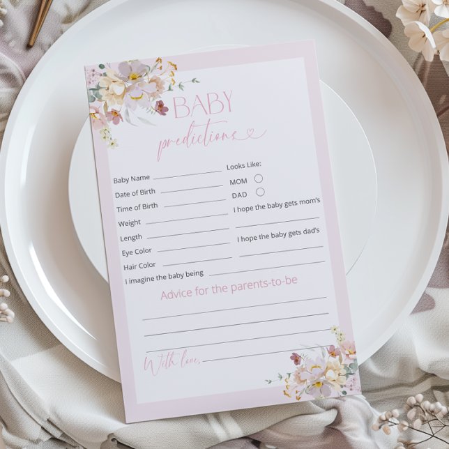 Prédictions et Conseils pour Bébé Fleurs Rose Tend (Créateur téléchargé)
