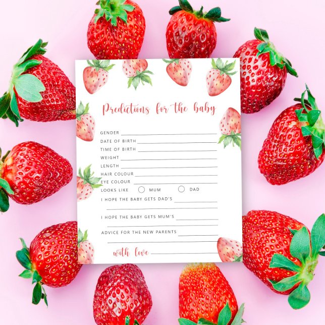 Prédictions et conseils pour bébé fraise (Créateur téléchargé)