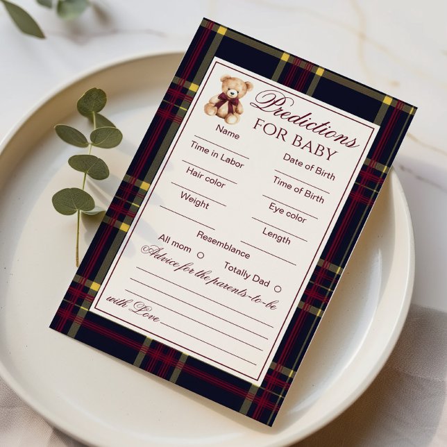 Prédictions et conseils pour bébé Teddy Bear Rouge (Créateur téléchargé)