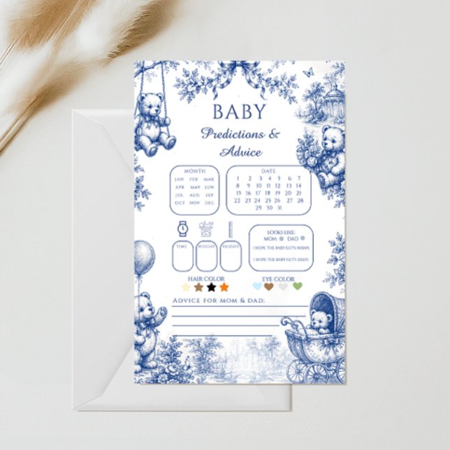 Prédictions et conseils pour bébé Toile Bleue (Créateur téléchargé)