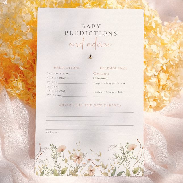 Prédictions et conseils pour une baby shower Boho  (Créateur téléchargé)