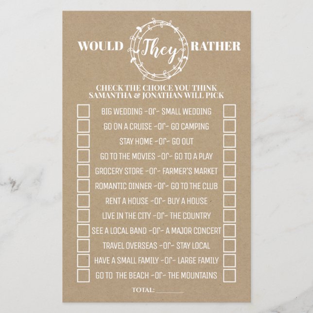 Préféreraient-ils prendre douche anglais jeu espag (Devant)