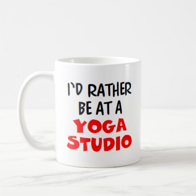préférez le yoga studio tasse à café (Gauche)