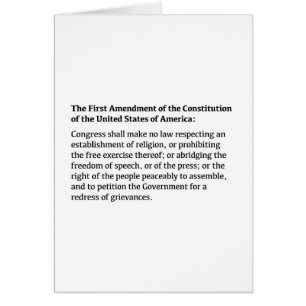 Premier amendement de la Constitution