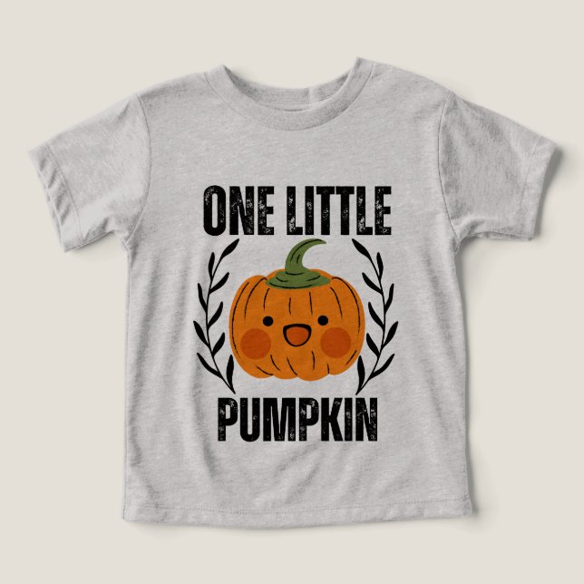 Premier anniversaire d'un bébé petit Citrouille (Design Recto)