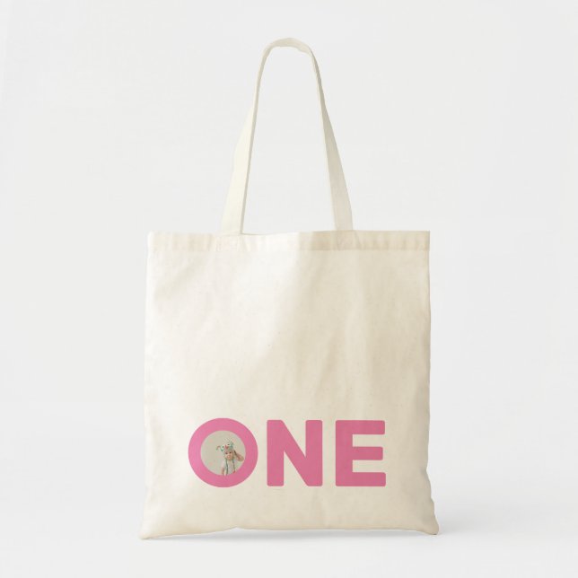 premier anniversaire photo sac fête (Devant)