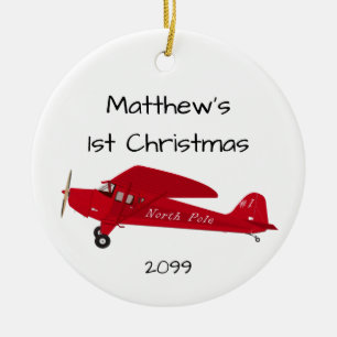 Premier avion de Noël Ornement du pôle Nord