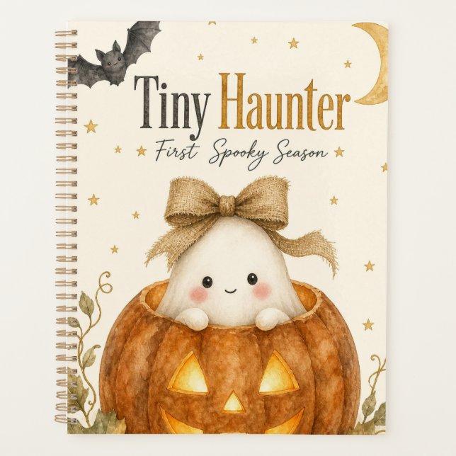 Premier bébé de saison effrayante Halloween aquare (Devant)