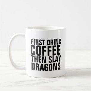 PREMIER BOIRE CAFÉ PUIS ESCLAY DRAGONS MUG