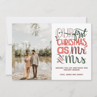 Premier Carte photo de Noël