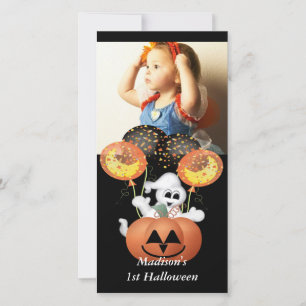 Premier Carte photo d'Halloween