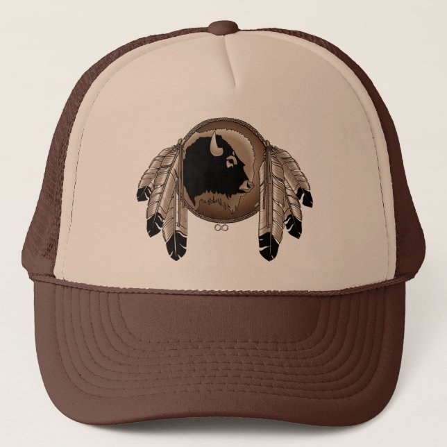 Premier casquette de faune de Buffalo de casquette (Devant)