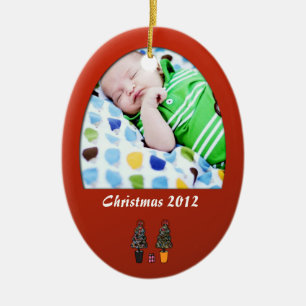 Premier ęr ornement de Noël du bébé