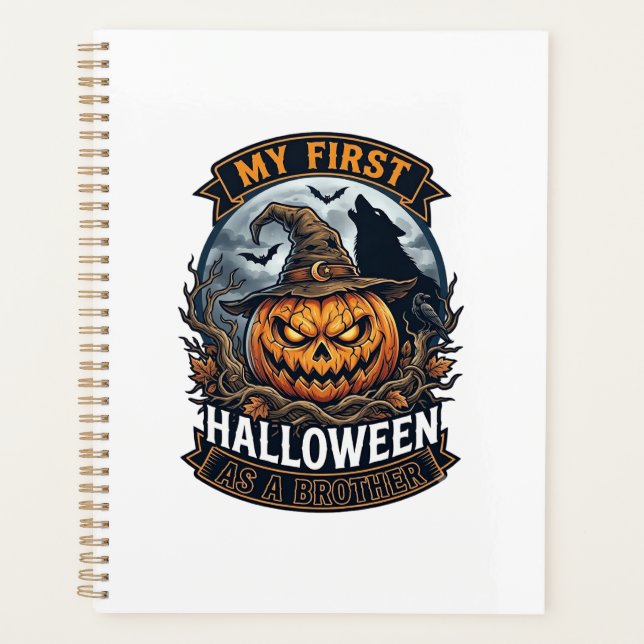 Premier Halloween en tant que frère Pumpkin Wolf M (Devant)