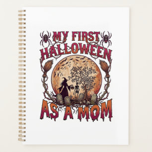 Premier Halloween en tant que sorcière maman squel
