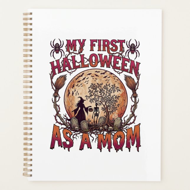 Premier Halloween en tant que sorcière maman squel (Devant)