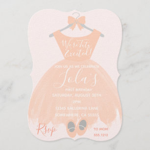 PREMIER INVITATION D'ANNIVERSAIRE