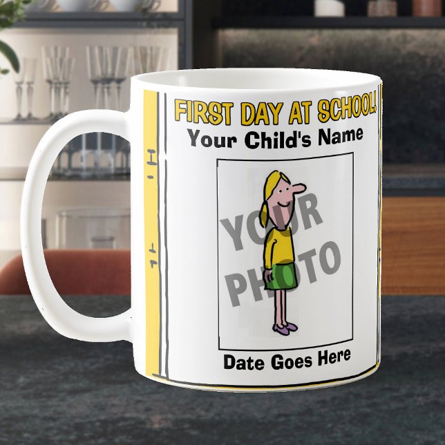 Premier Jour À L'École Mug (Créateur téléchargé)