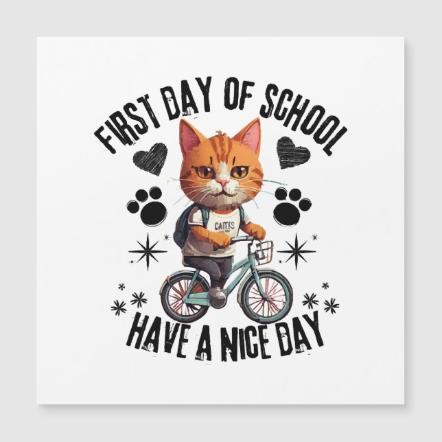 Premier Jour D'École Passez Une Bonne Journée (Devant)
