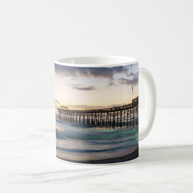 Premier lever Du Soleil À La Mug De Café De Coca (Devant droit)