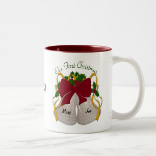 Premier Mariage de Noël Bells Mug