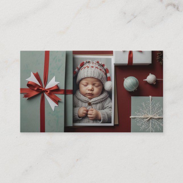 Premier Noël : Cartes de réconfort pour New Arriva (Devant)