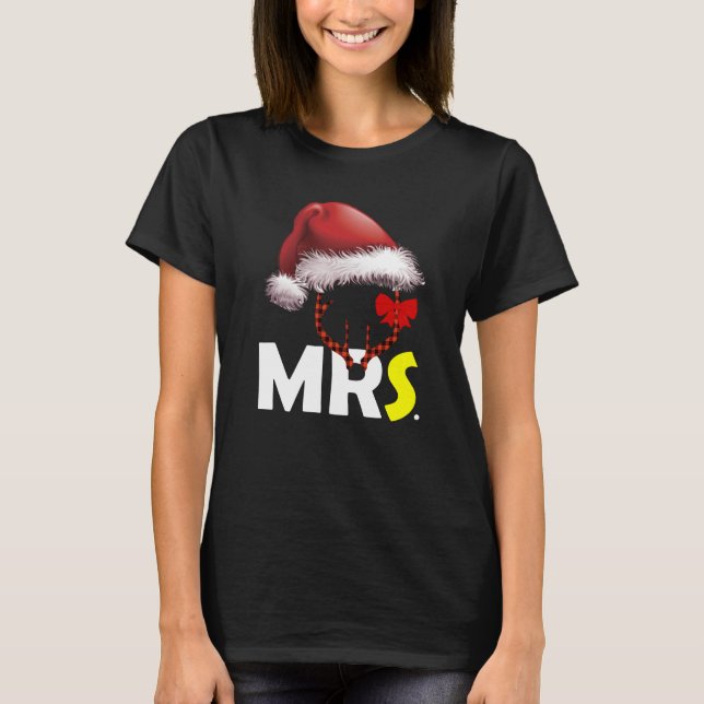 Premier Noël comme T-shirt de M. et de Mme Women's (Devant)