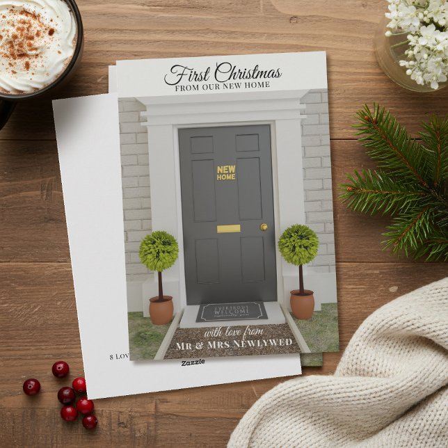 Premier Noël dans la nouvelle carte de vacances (Créateur téléchargé)