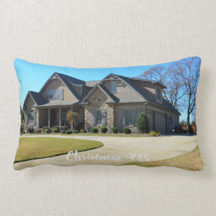 Premier Noël dans notre nouvelle maison, coussin p