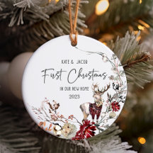 Premier Noël dans notre nouvelle maison Ornement d