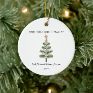 Premier Noël dans une nouvelle maison - Ornement d
