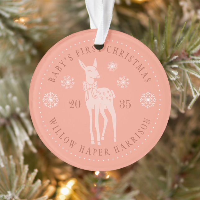 Premier Noël de bébé Cadeau personnalisé (Arbre)