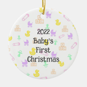 Premier Noël de bébé mignon Ornement