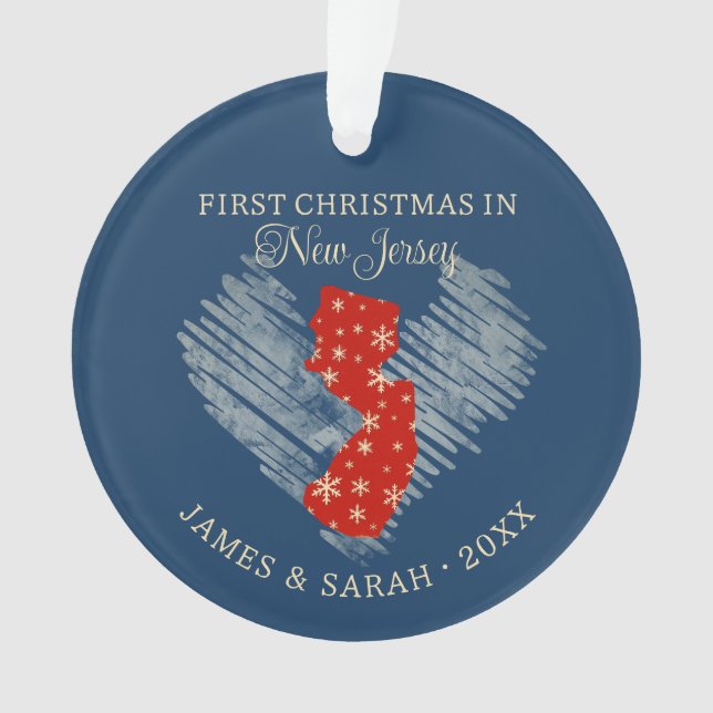 Premier Noël de couple dans l'État du New Jersey B (devant)