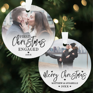 Premier Noël de couple fiancé 2 Photo