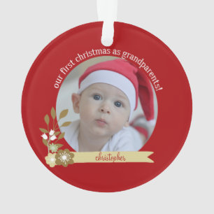 Premier Noël de grands-parents ornement personnali