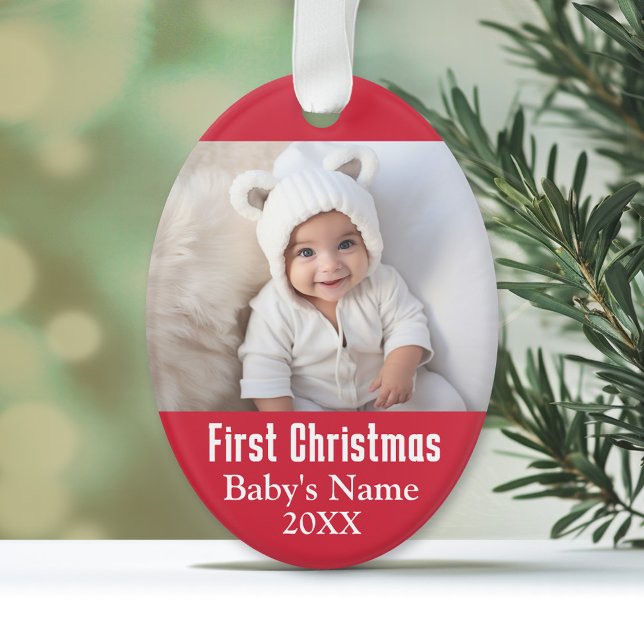 Premier Noël du bébé (Personalized First Christmas Ornament)